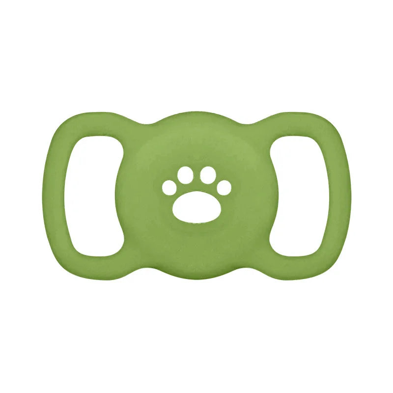 GlowPaw Silicone AirTag Holder for Cat & Dog Collars