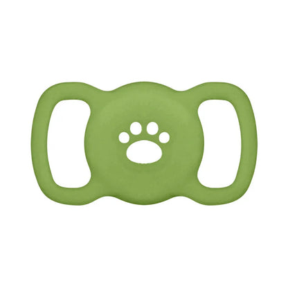 GlowPaw Silicone AirTag Holder for Cat & Dog Collars