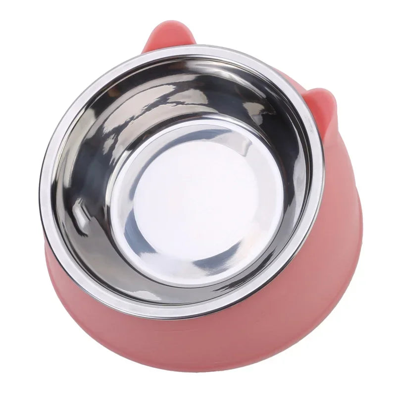 Stainless Steel Food & Water Feeder for Cats & Dogs