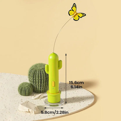 PounceSpin - 2-Mode Rechargeable Interactive Cat Toy