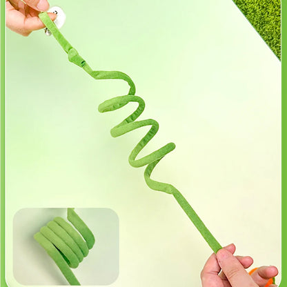 Hanging Catnip Kicker Toy with Bell & Spring