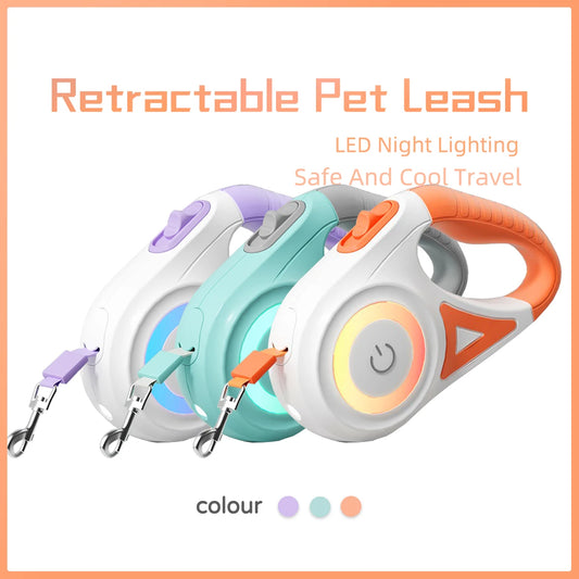NightGuard LED Retractable Dog Leash