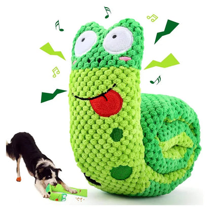 Snail Squeak & Snack Interactive Dog Toy