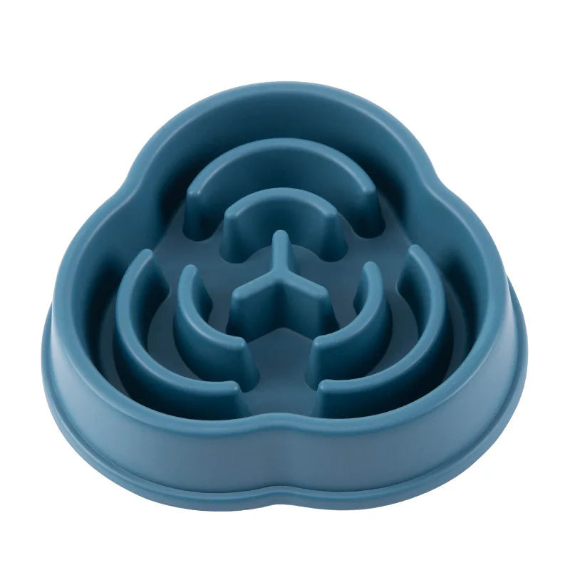 Pet Slow Feeding Bowl - Anti-Choking, Non-Slip Bowl for Cats & Dogs