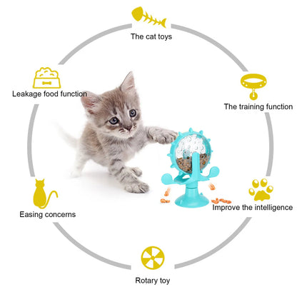 SpinTreat 360° Cat Food Windmill Puzzle Toy