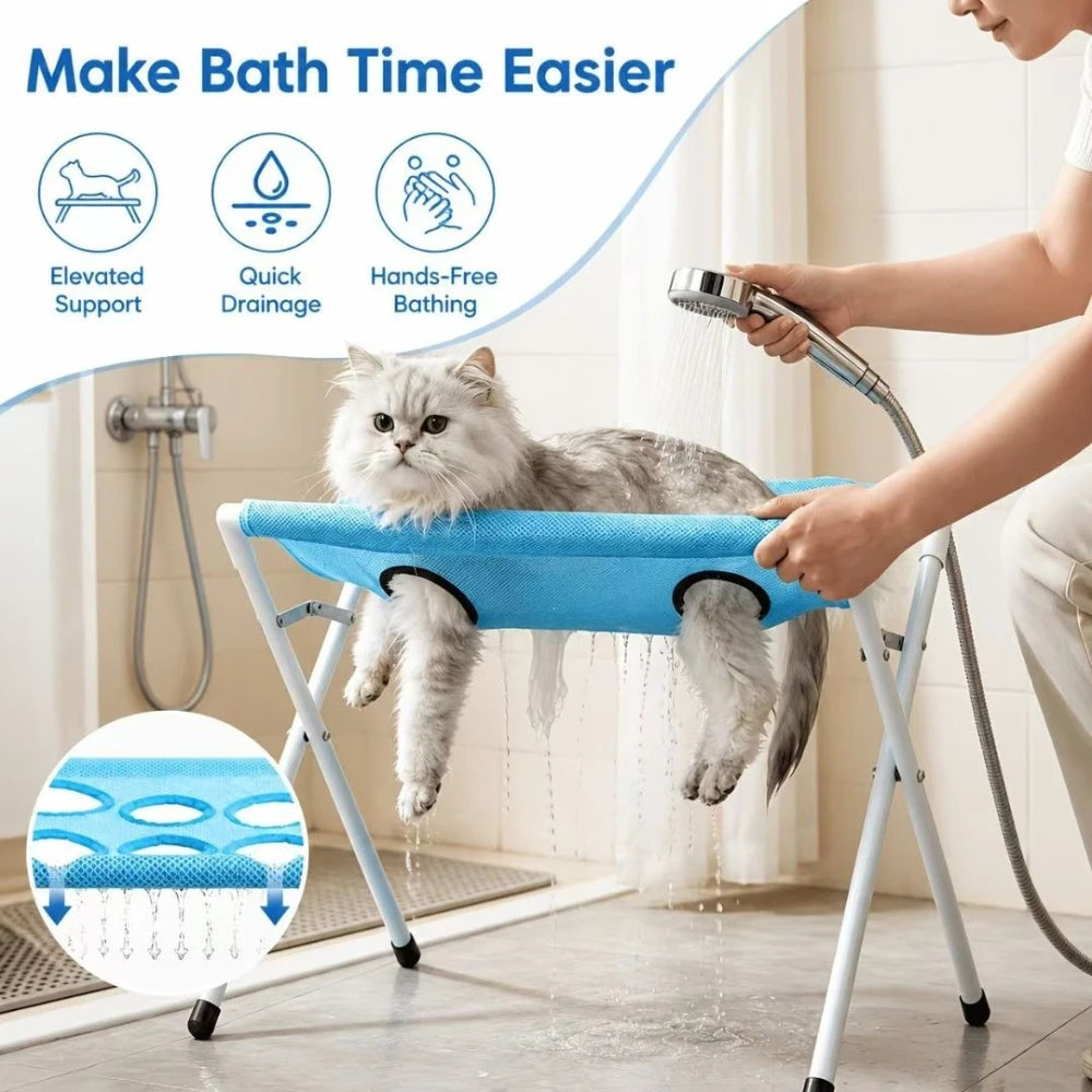 Foldable Pet Grooming Restraint Hammock