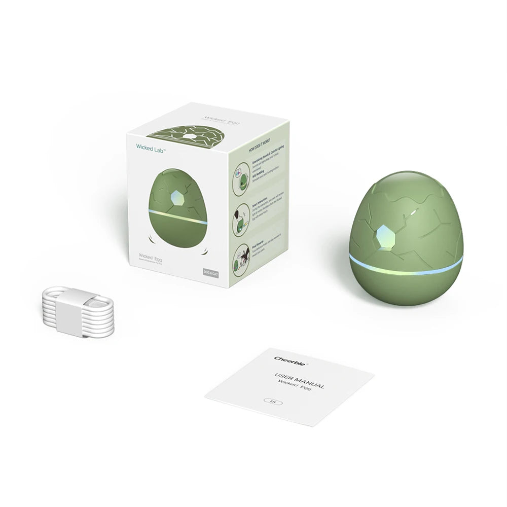 Wicked Egg Eco-Friendly Interactive Treat Dispenser Toy