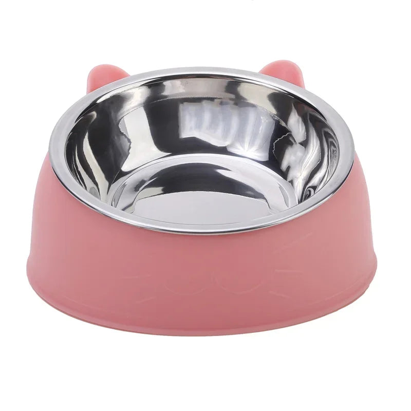Stainless Steel Food & Water Feeder for Cats & Dogs