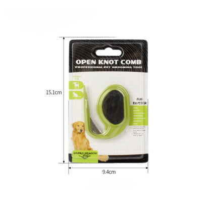 Open Knot Pet Comb – Effortless Grooming for Cats & Dogs