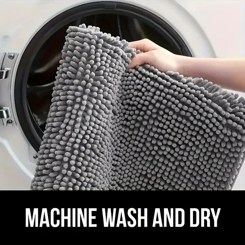 Ultra-Absorbent Muddy Paw Dog Mat