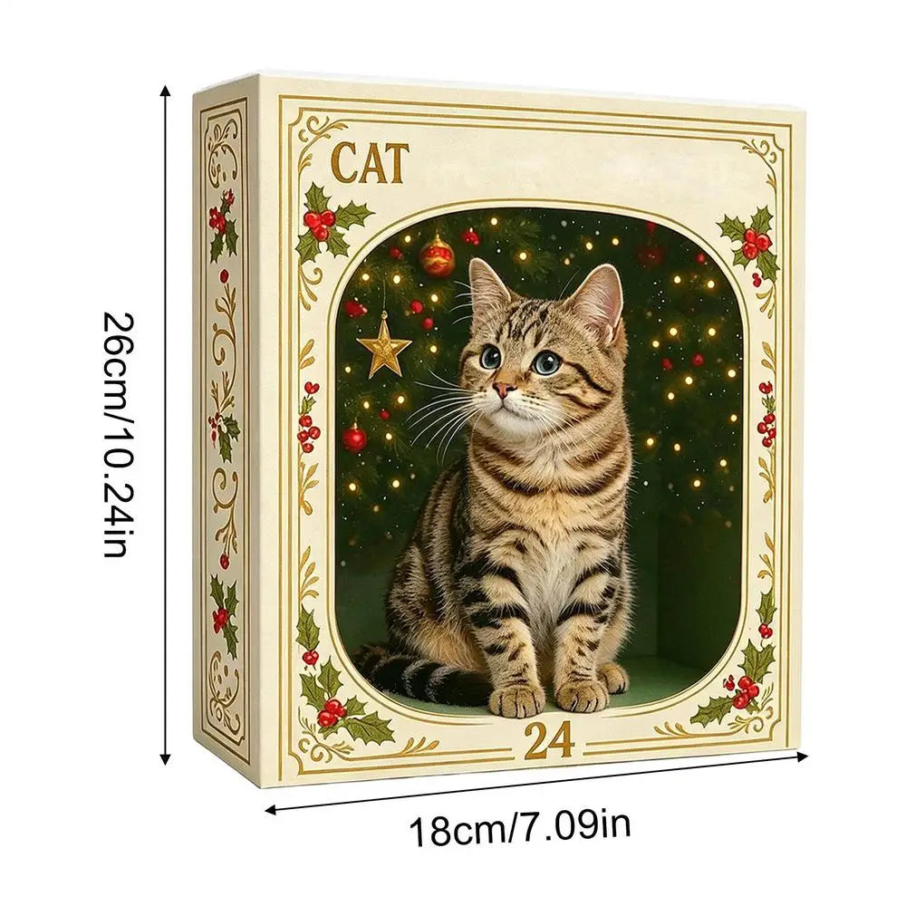 24-Day Cat Christmas Countdown Calendar 🎄🐱