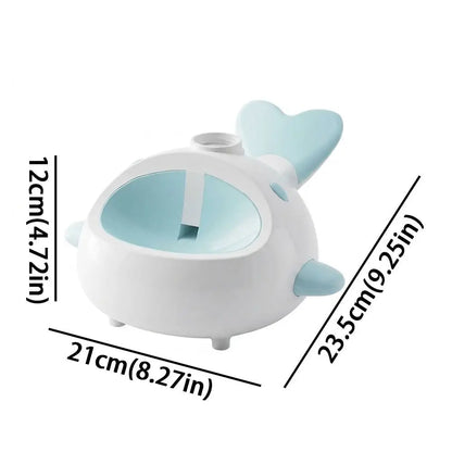 Whale-Shaped Gravity Pet Water Dispenser 🐳💧