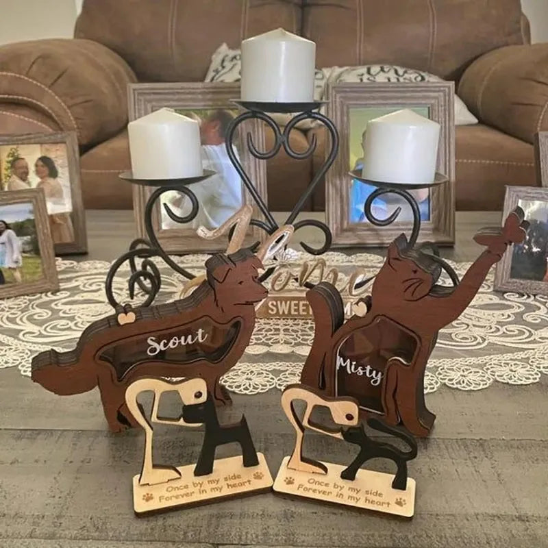 Wooden Pet Keepsake & Fur Memory Box