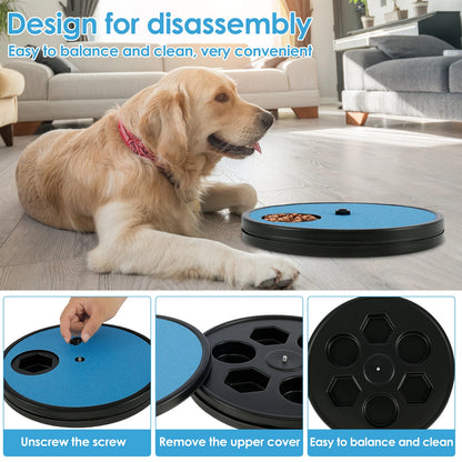 Rotating Pet Nail Scratcher & Treat Board for Dogs & Cats