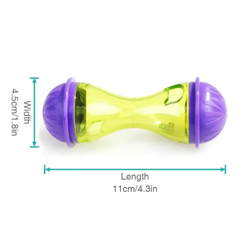 Pet Tumbler Puzzle Toy – Leaky Food Ball for Cats and Dogs