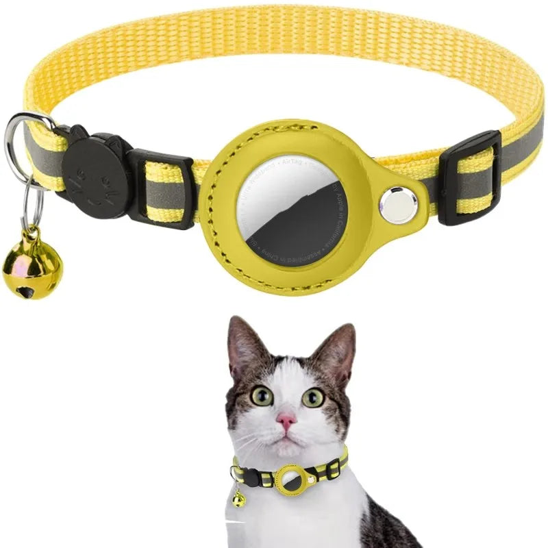 Reflective AirTag Case - Protective Collar for Dogs & Cats