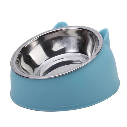 Stainless Steel Food & Water Feeder for Cats & Dogs