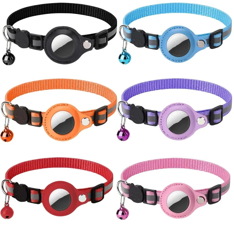 Reflective AirTag Case - Protective Collar for Dogs & Cats