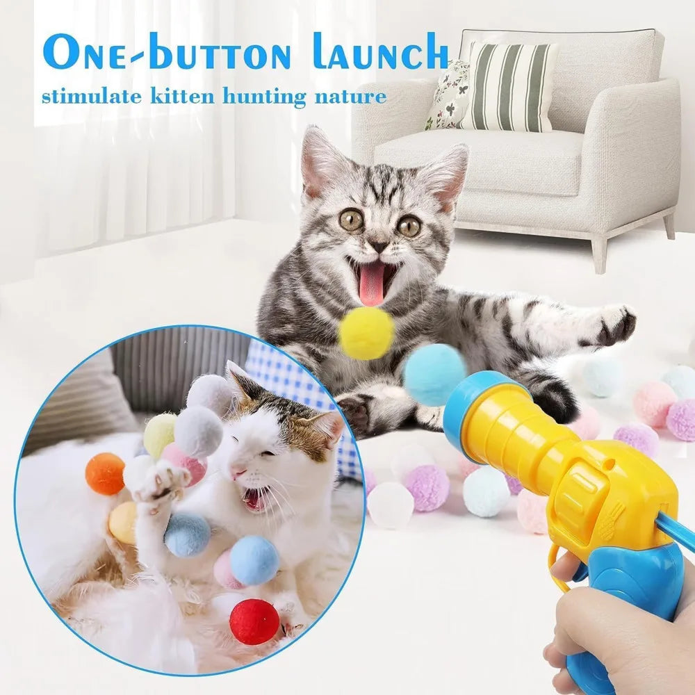 Plush Ball Launcher Toy