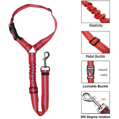 SafeRide 2-in-1 Pet Seat Belt Leash