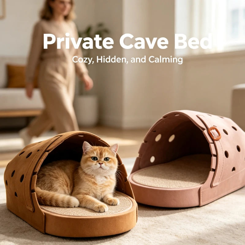 Shoe-Shaped Cat Scratcher & Lounger 👟🐱