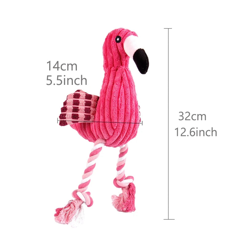 Indestructible Flamingo Toy