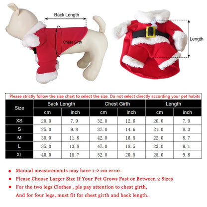 Festive Santa Pet Costume 🎅🐾