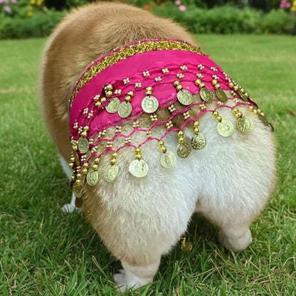 DanceTail – Sequin Pet Belly Dance Skirt 💃🐶