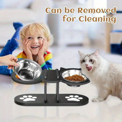 PawsNest 3-Tier Elevated Pet Feeding Station