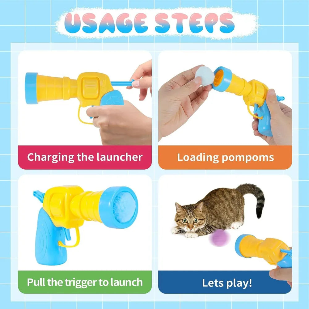 Plush Ball Launcher Toy