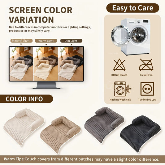 CouchGuard Plush Pet Sofa Bed