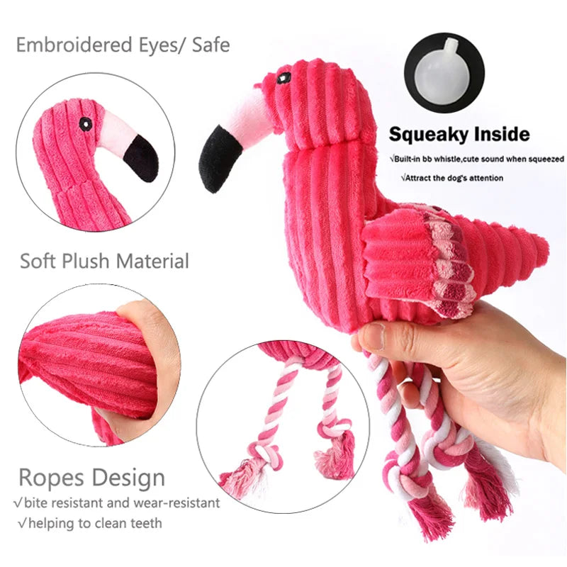 Indestructible Flamingo Toy