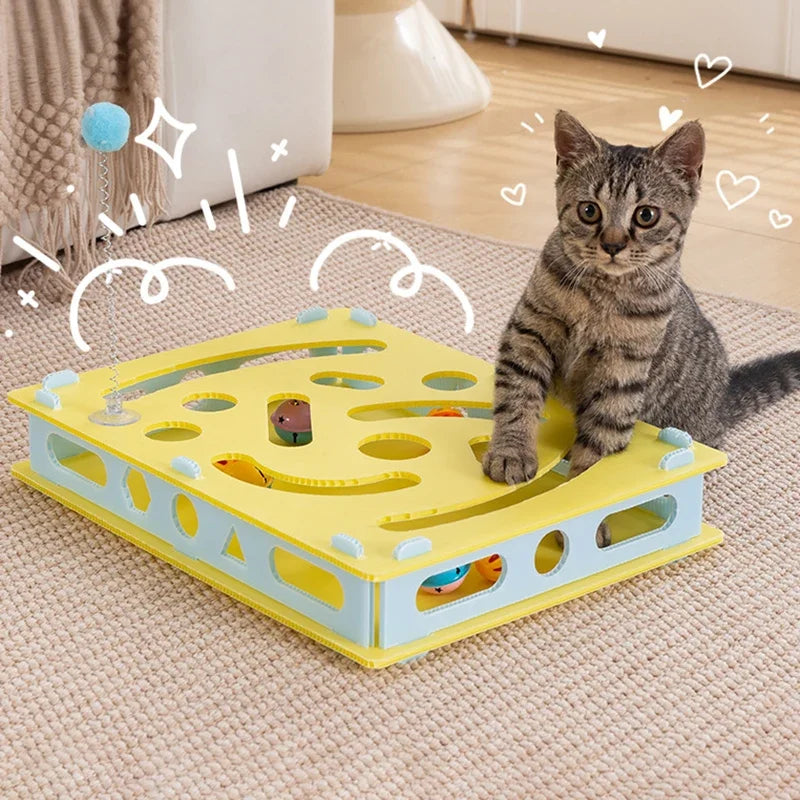 WhiskerPlay - Interactive Cat Puzzle Box