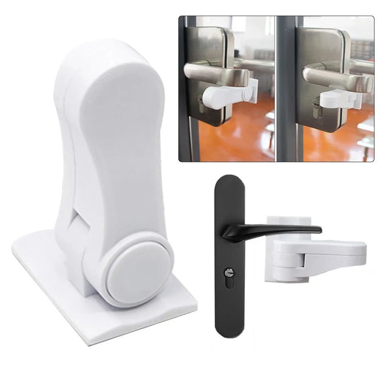 Pet-Safe Door Lock – 180° Rotating Security Latch for Doors & Cabinets