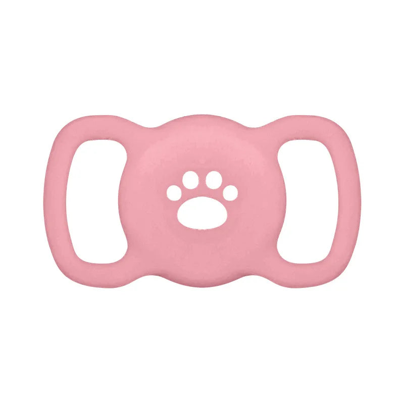 GlowPaw Silicone AirTag Holder for Cat & Dog Collars