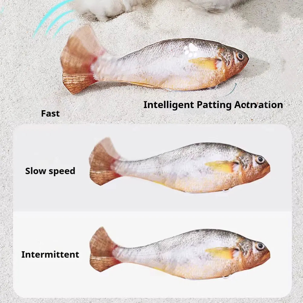 PounceFish Interactive Moving Cat Toy