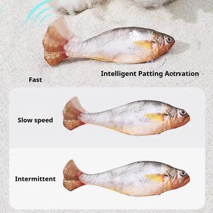 PounceFish Interactive Moving Cat Toy