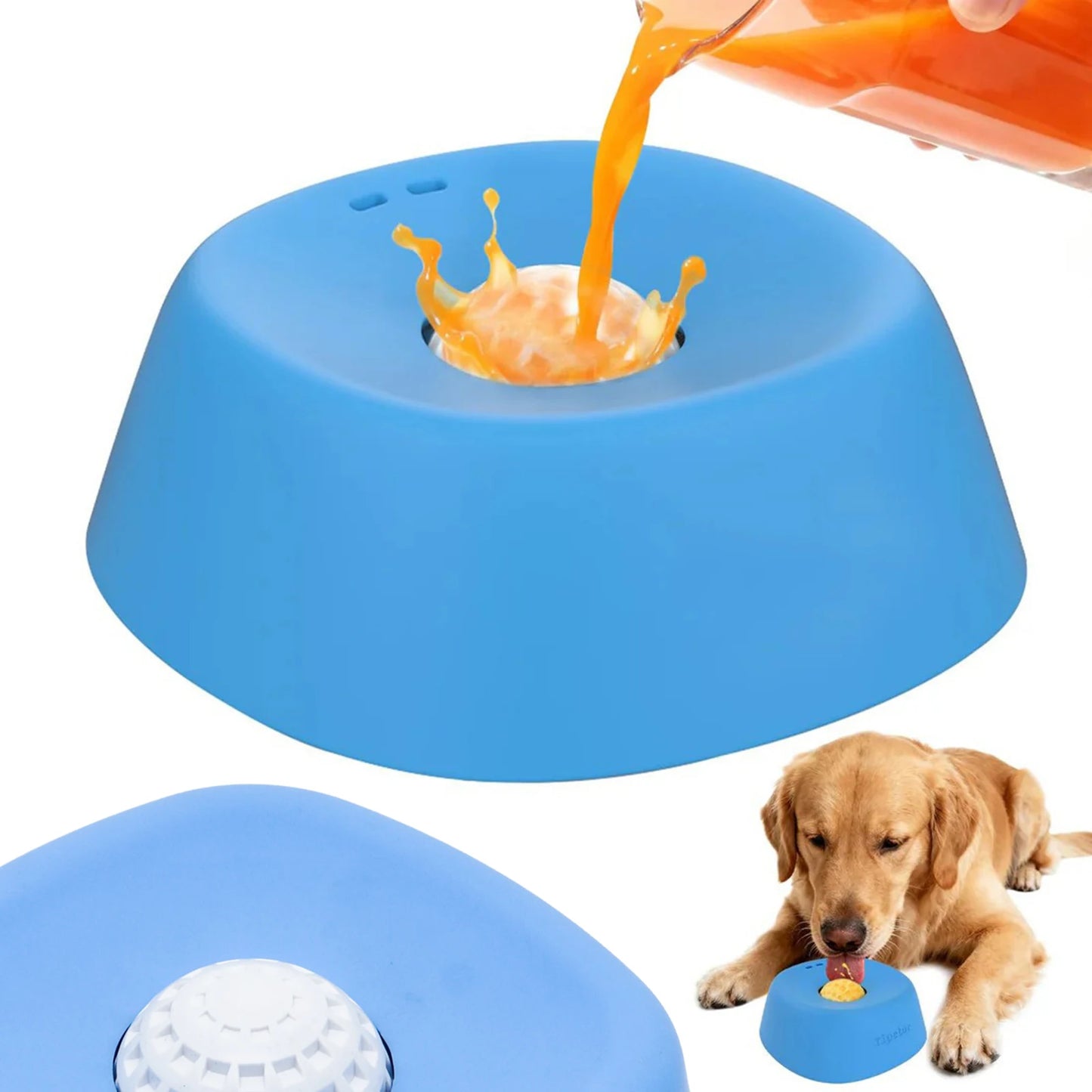 CalmFeast Dog Lick Toy Slow Feeder Bowl