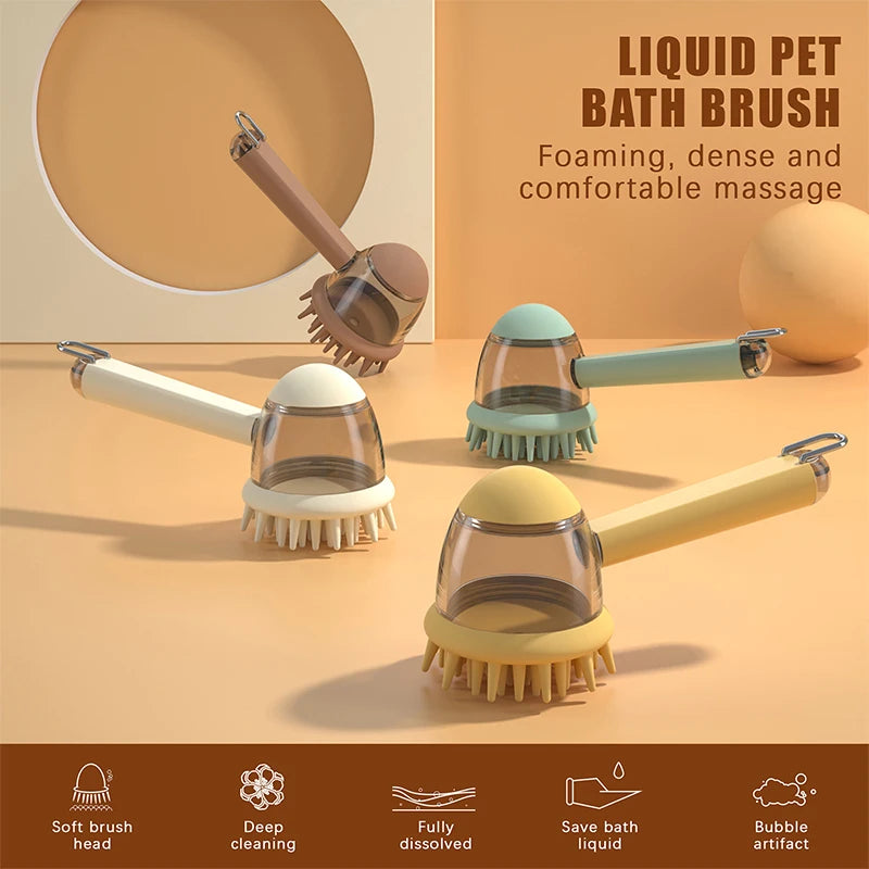 CleanPaws - 2-in-1 Pet Bath & Massage Brush