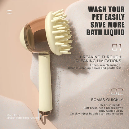 CleanPaws - 2-in-1 Pet Bath & Massage Brush