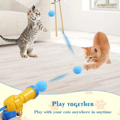 Plush Ball Launcher Toy