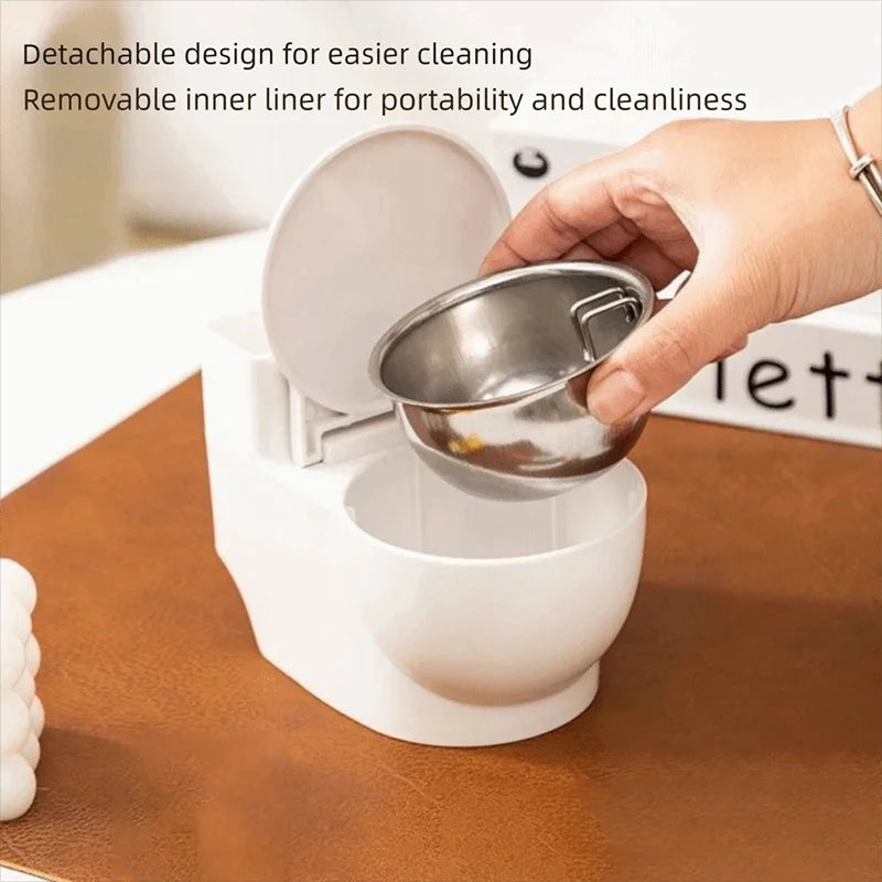Funny Toilet-Shaped Cat Water Bowl