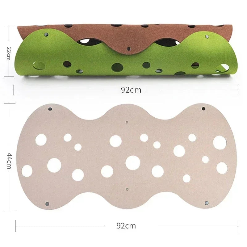 FeltFusion Cat Tunnel – Modular Fun, Cozy Adventures