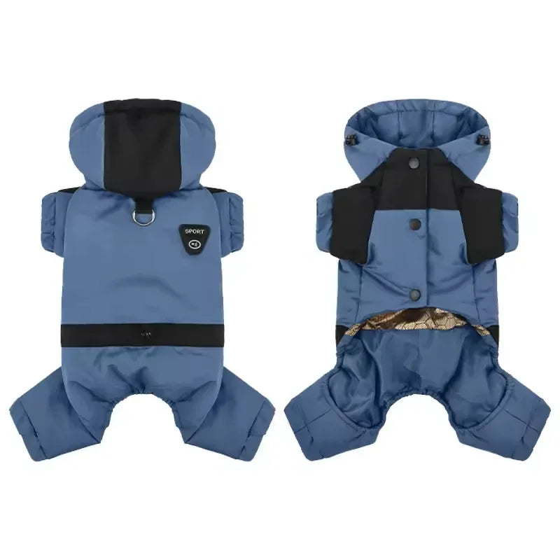 SnowCoat – Hooded Winter Dog Jacket 🧥❄️