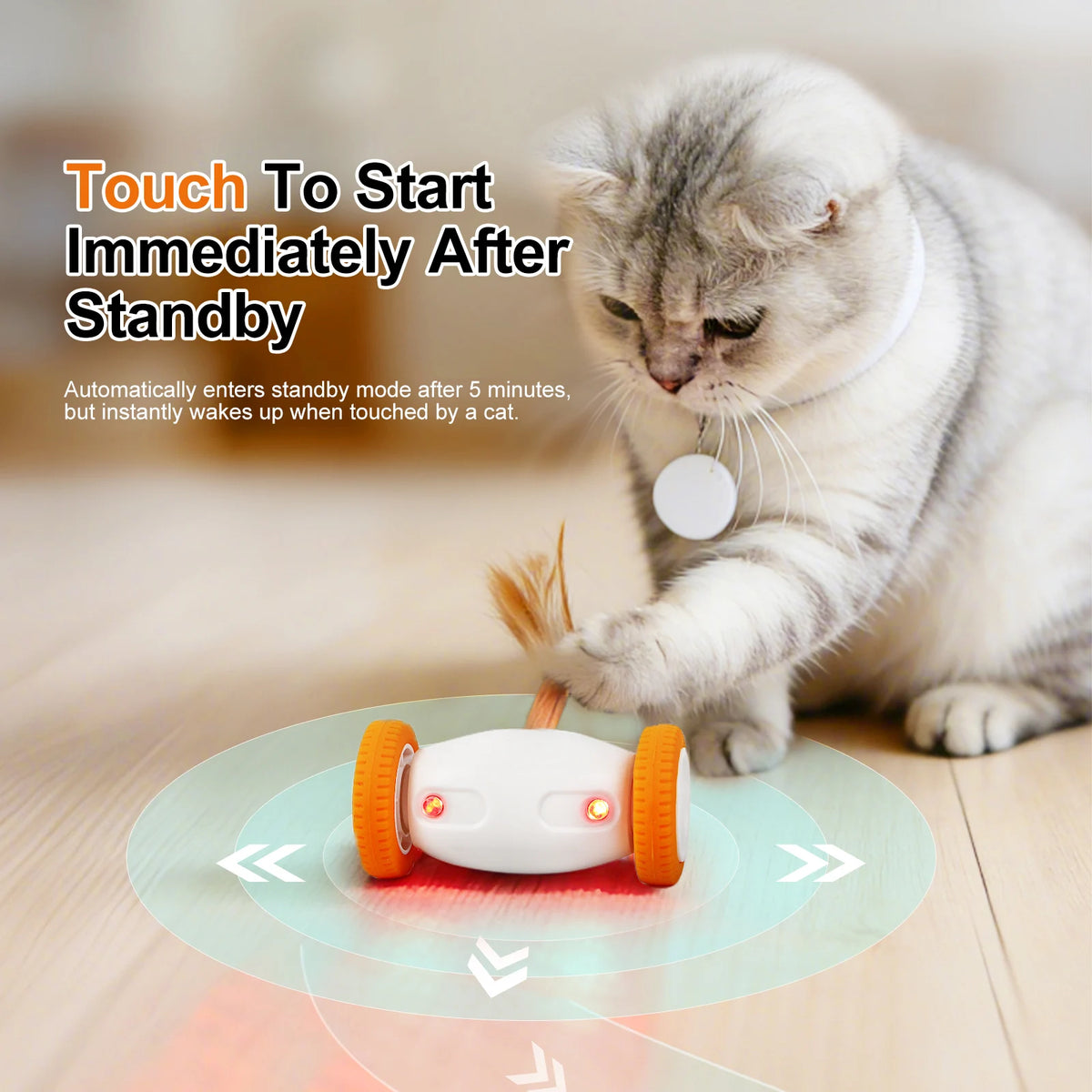 ZoomPaw – Electric LED Cat Teaser 😼⚡