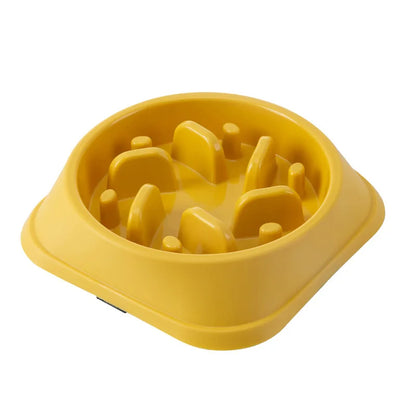 Pet Slow Feeding Bowl - Anti-Choking, Non-Slip Bowl for Cats & Dogs
