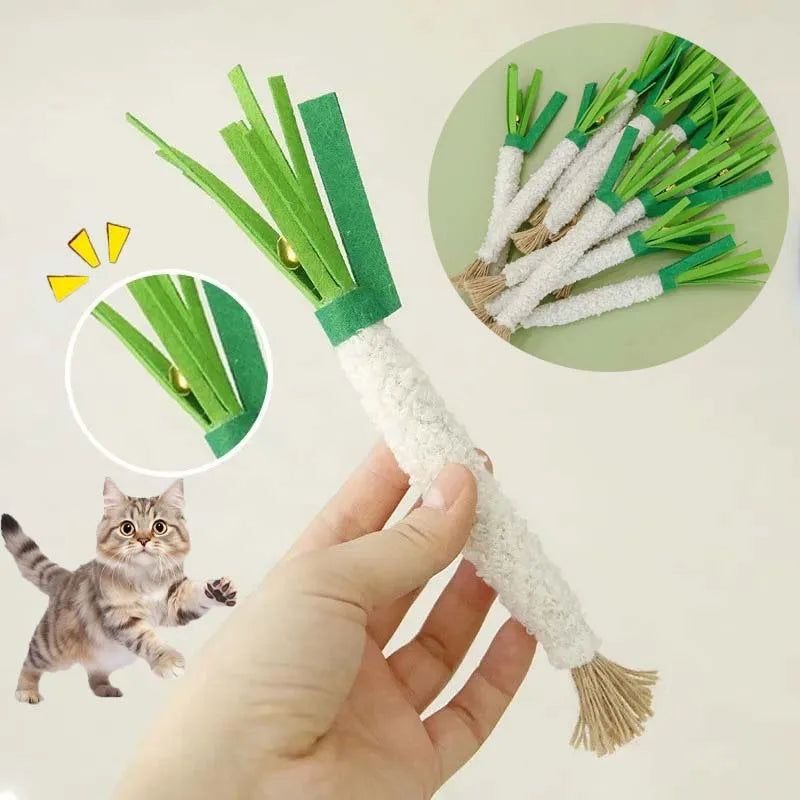 Furry Bell Cat Teaser Toy 🐱🔔