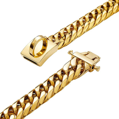 19mm Cuban Link Dog Collar