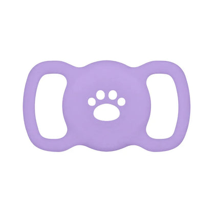GlowPaw Silicone AirTag Holder for Cat & Dog Collars