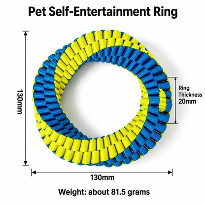 Interactive Nylon Rope Dog Toy 🐶🪢